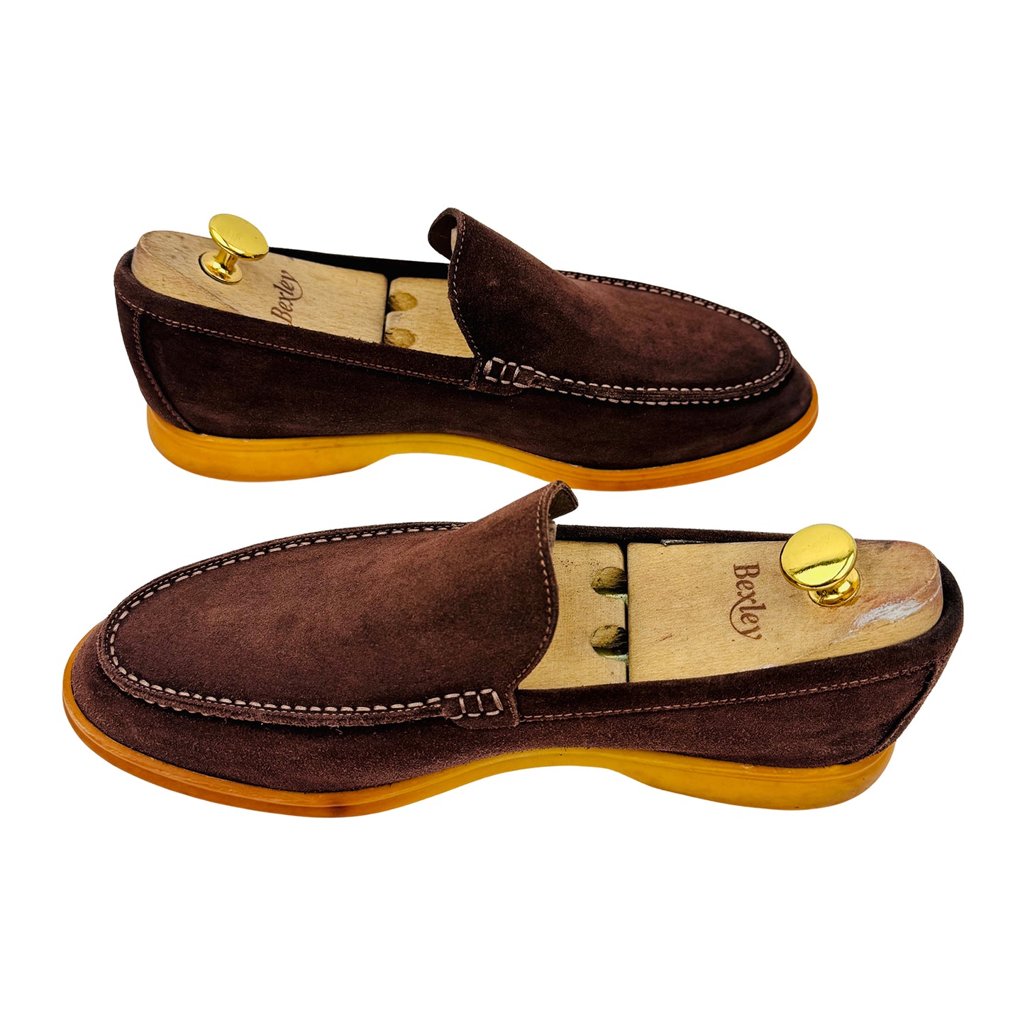 Loro Piana Men's Summer Walk Brown Loafers (Size 41.5/42)