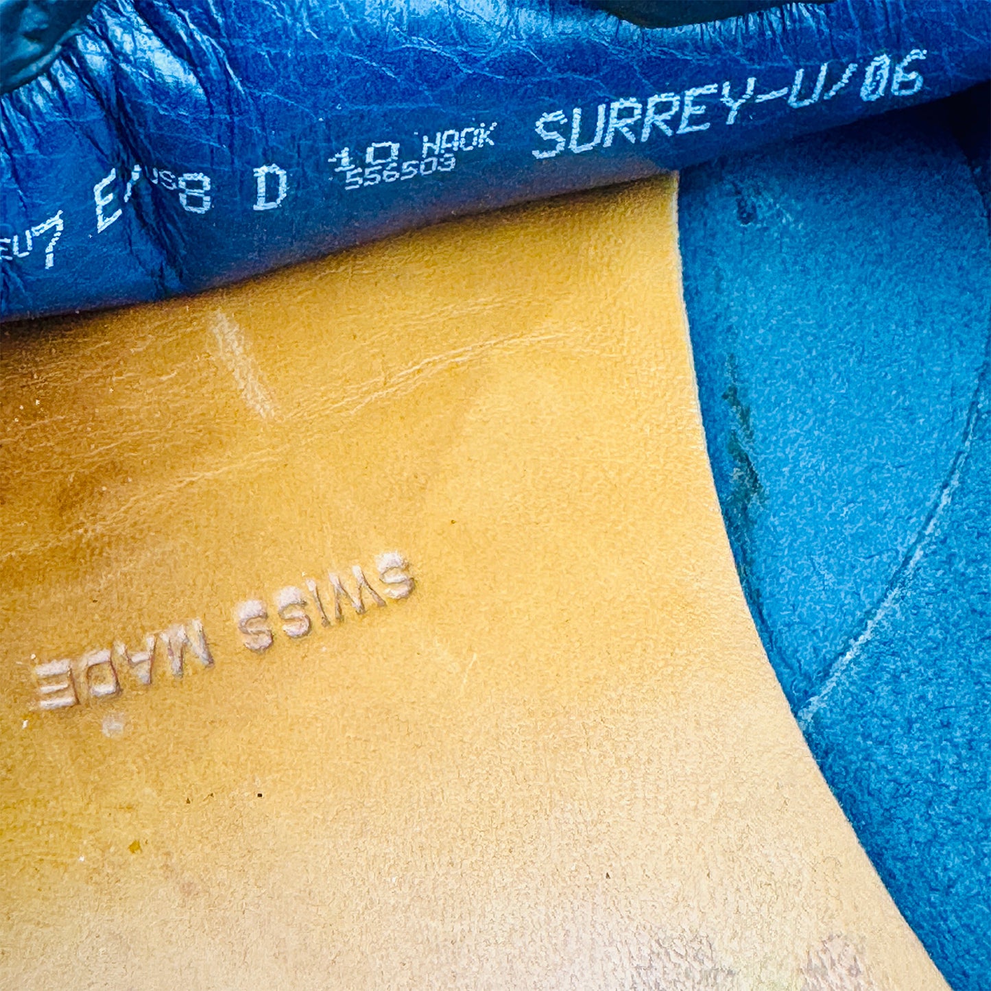 Bally Men's Blue Pebbled Leather Swiss Made Loafers (Size 42)