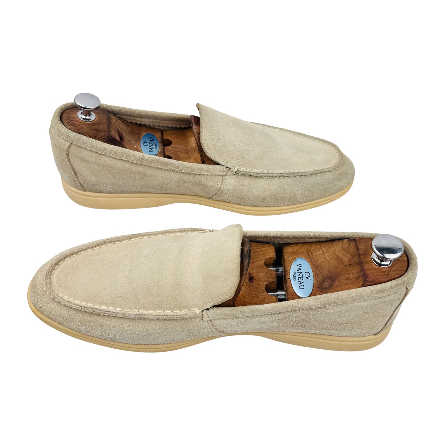 Loro Piana Summer Walk Beige Loafers (Size 45) - H 18068
