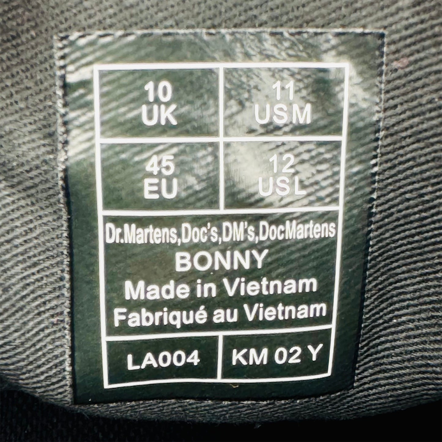 Dr. Martens Men's Bonny Black Chukka Boots (Size 45)