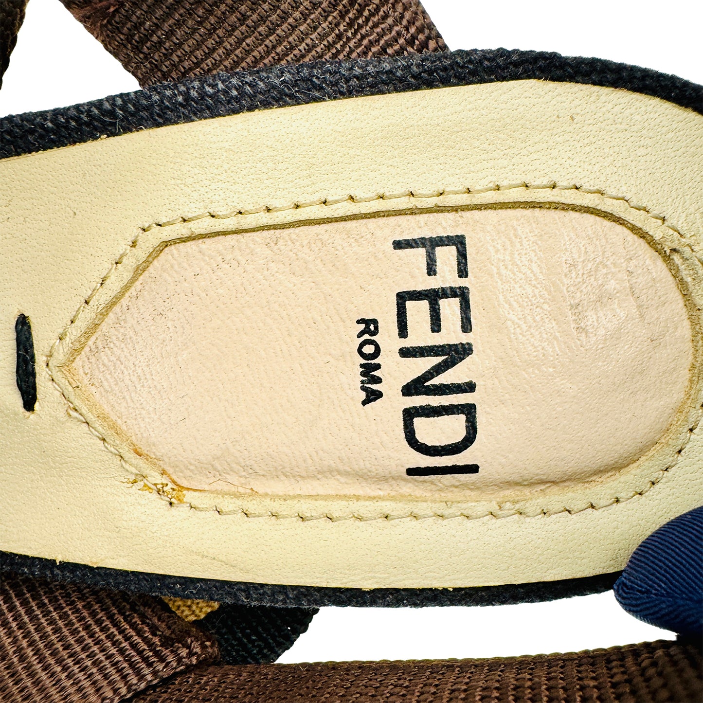 Fendi Collibri Black Slingback Heels (Size 38)