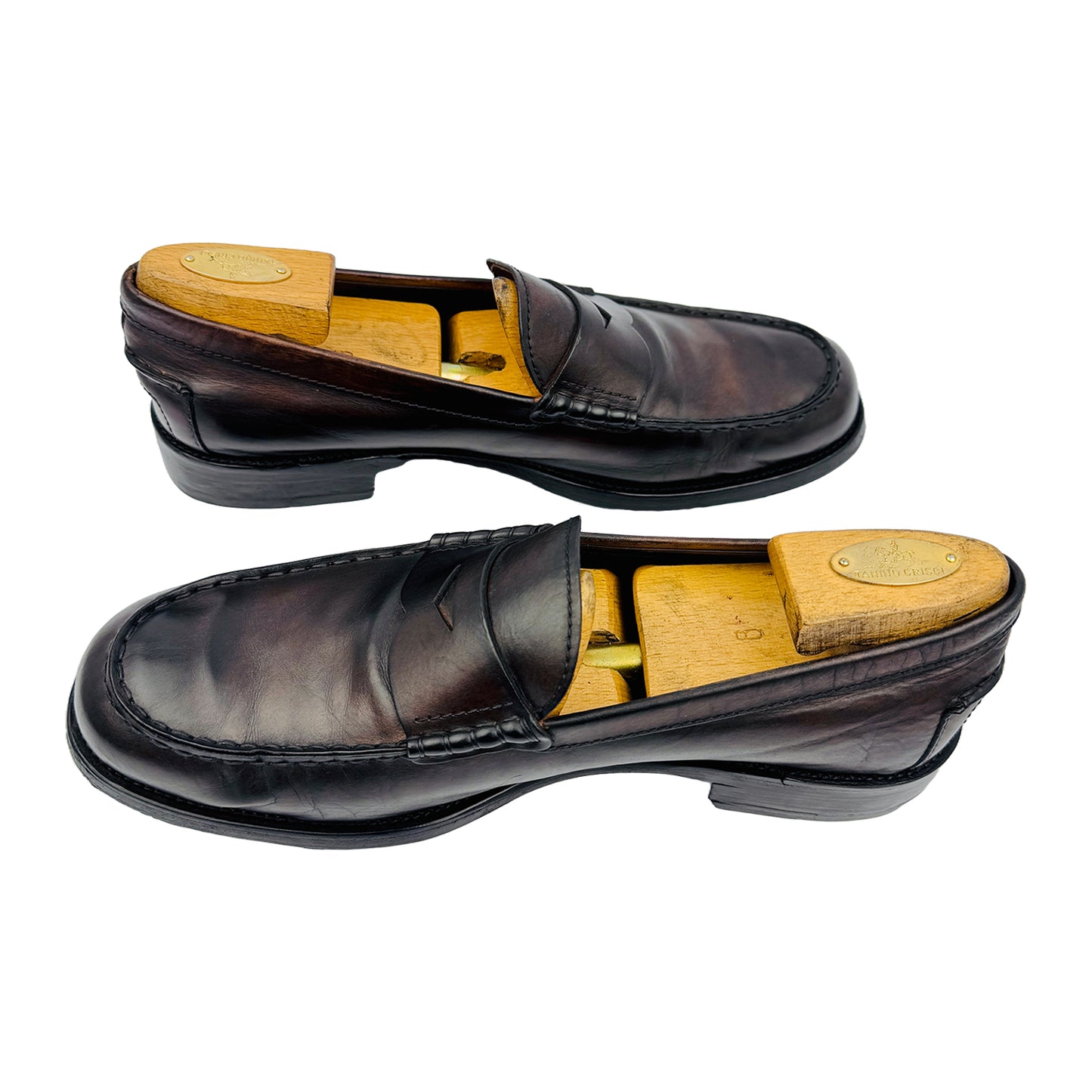 Cross image of Tod's Men's Brown Leather Loafers (Size 42.5/43)