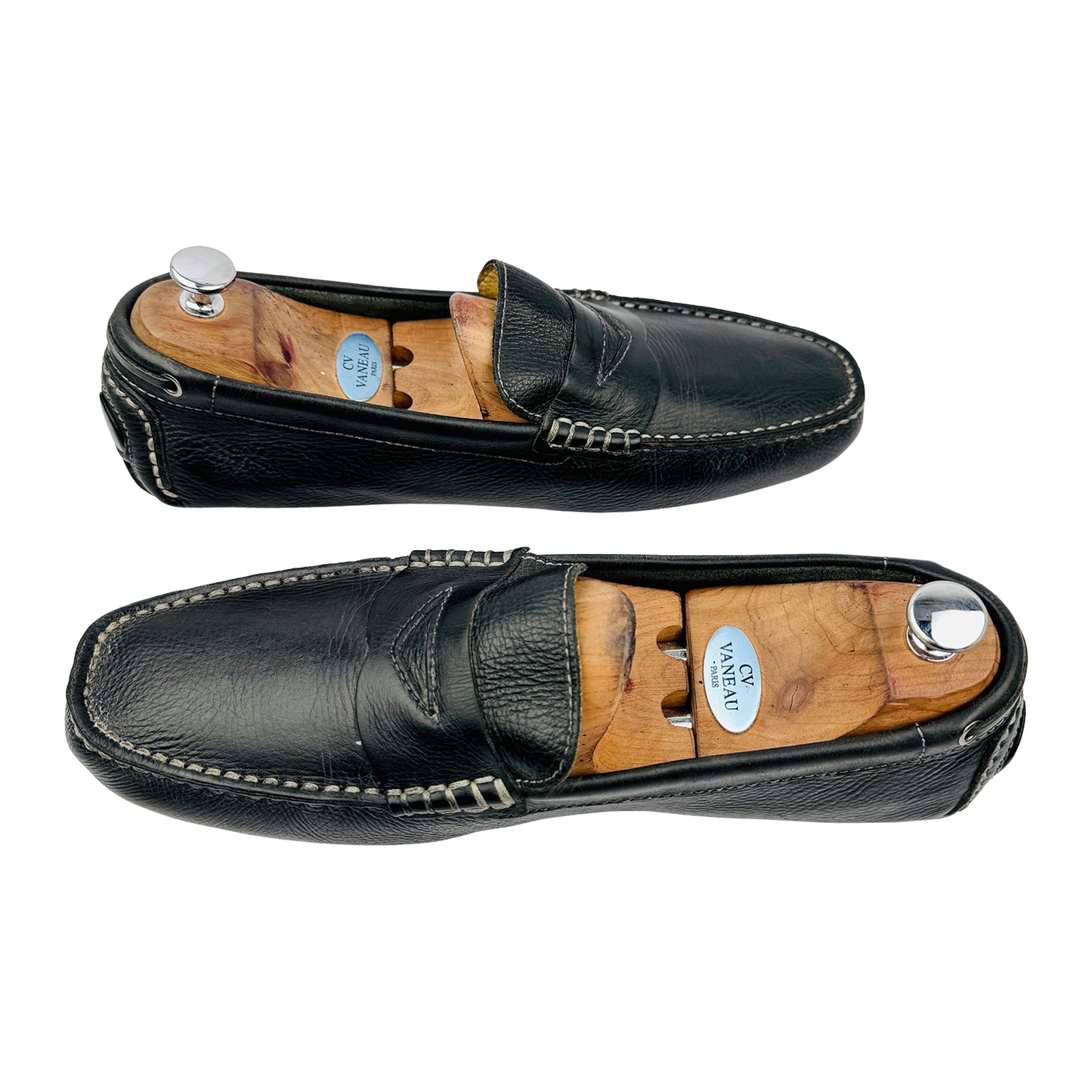 GH Bass & Co Bass Monte Black Leather Loafers (Size 44/44.5)