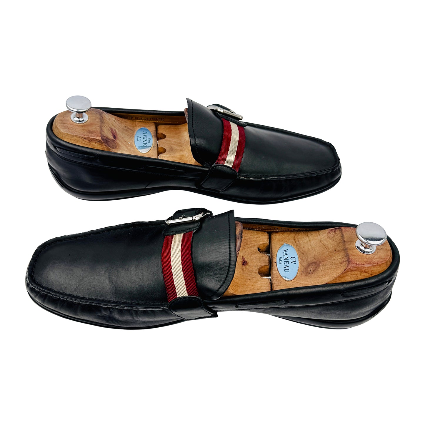 Bally Deister Calf Leather Black Loafers (Size 44/44.5)