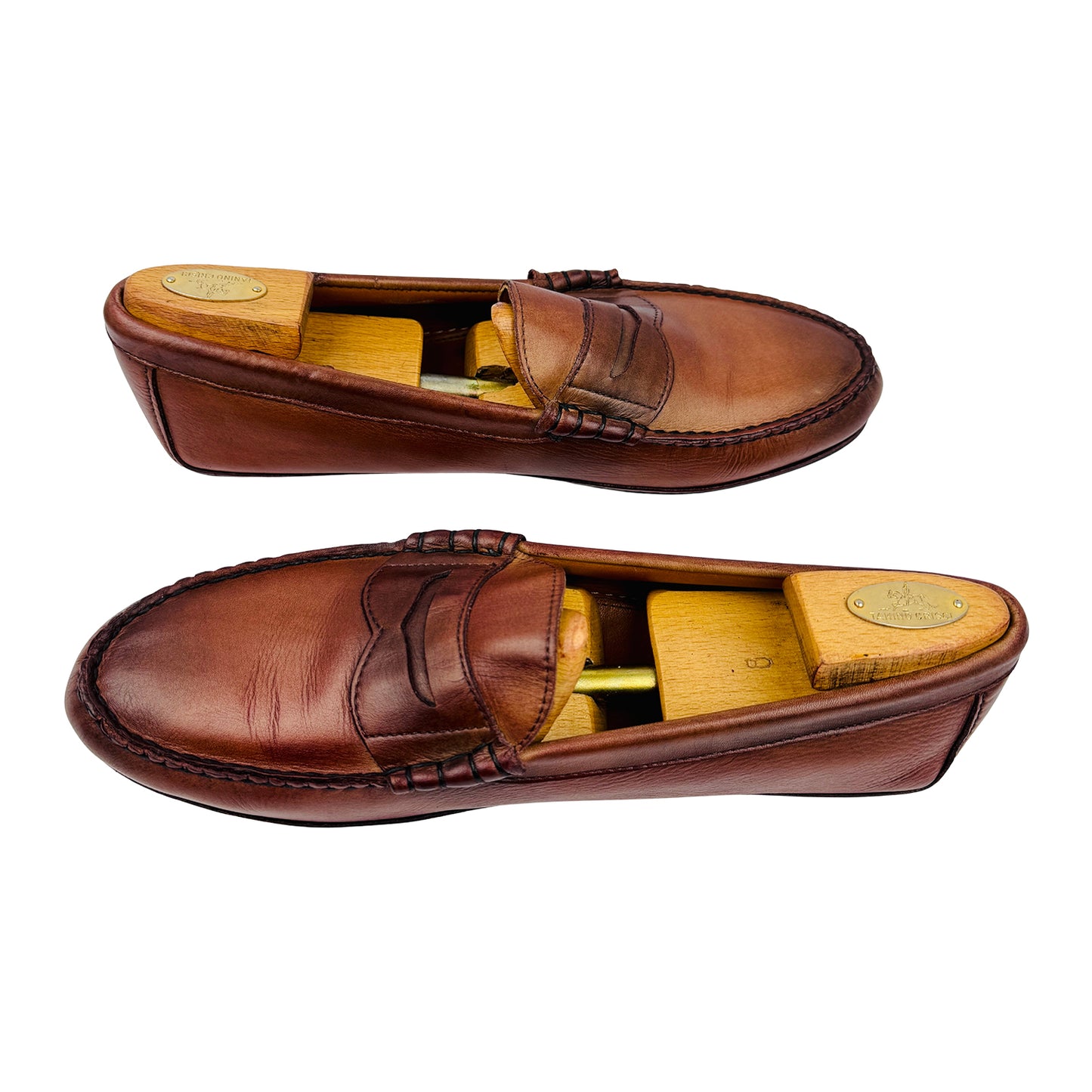 Allen Edmonds Super Sport Brown Penny Loafers (Size 44/44.5)