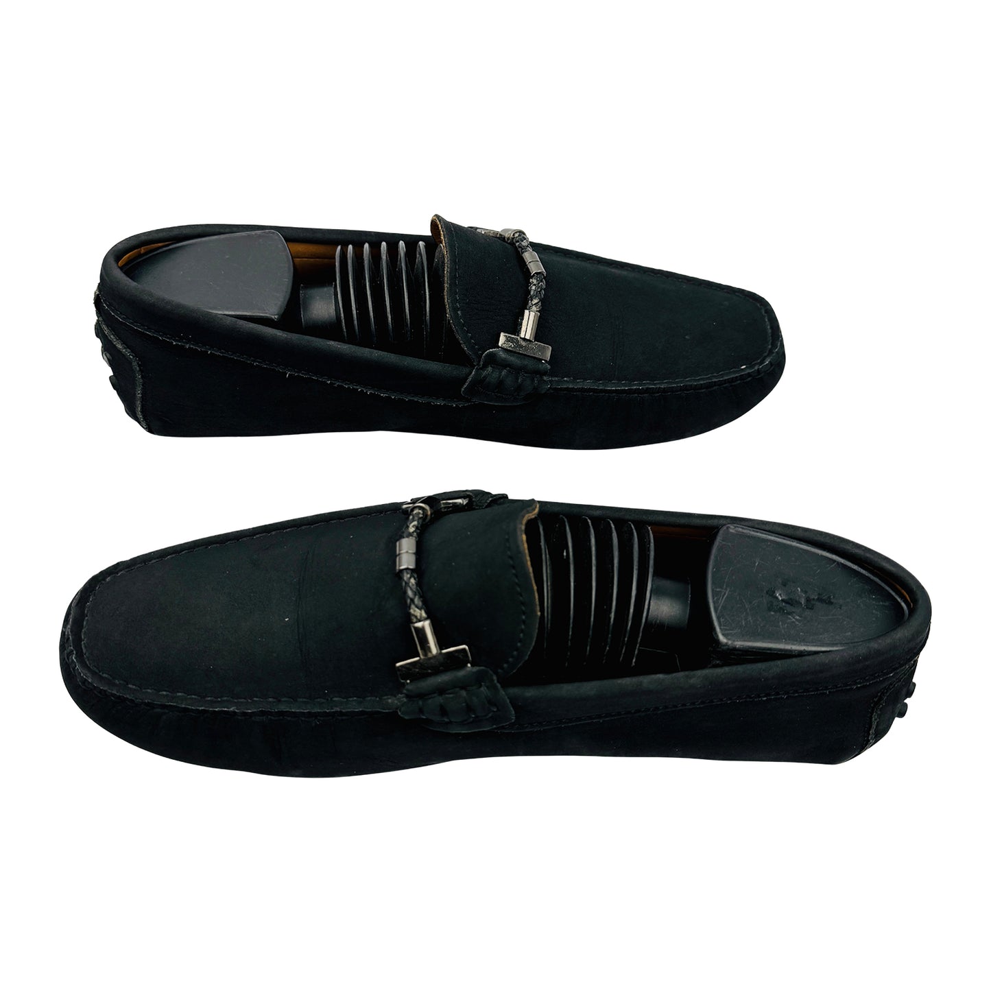 Tod's Gommino Driving Black Suede Loafers (Size 40.5/41)