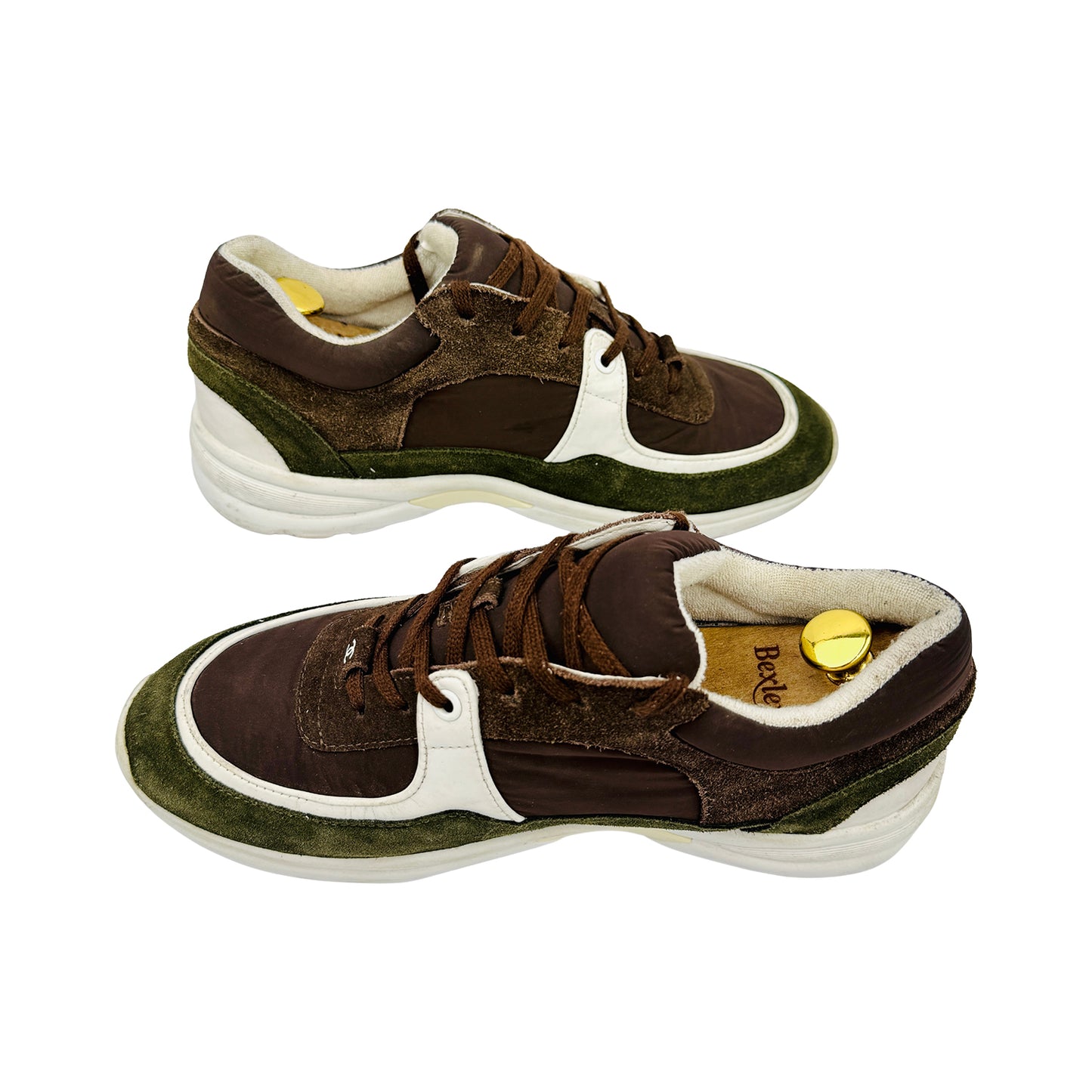Chanel Men's Low Top Brown Sneakers (Size 43)