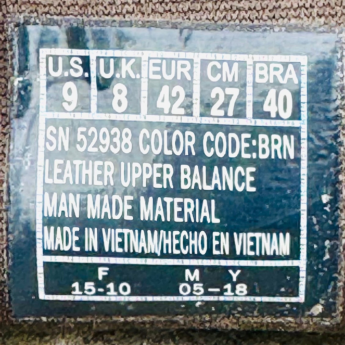 Skechers Equalizer 3.0 Substic Shoes (Size 42) - 52938 BRN