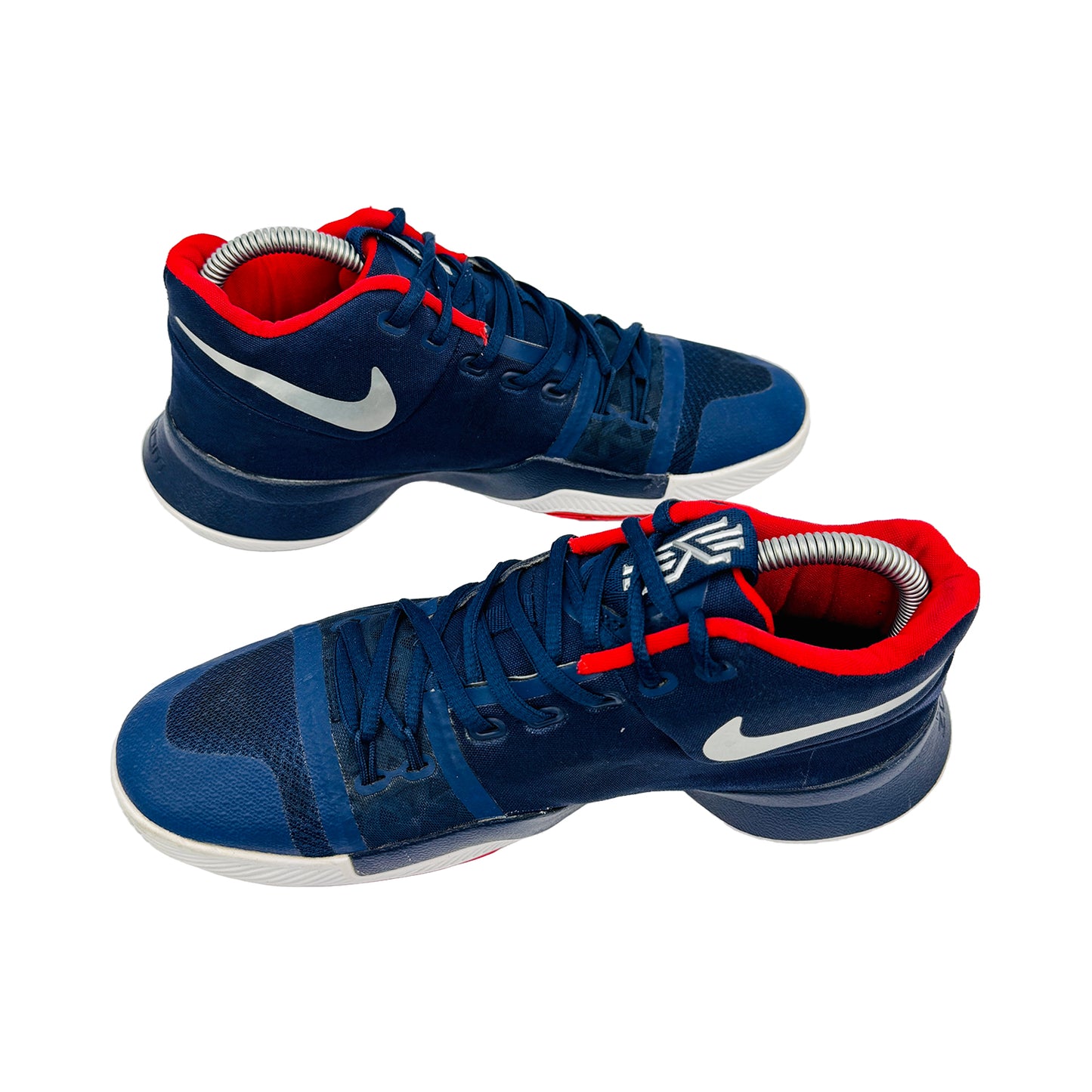 Cross image of Nike Kyrie 3 Samurai Blue Sneakers (Size 39) - 852396-900