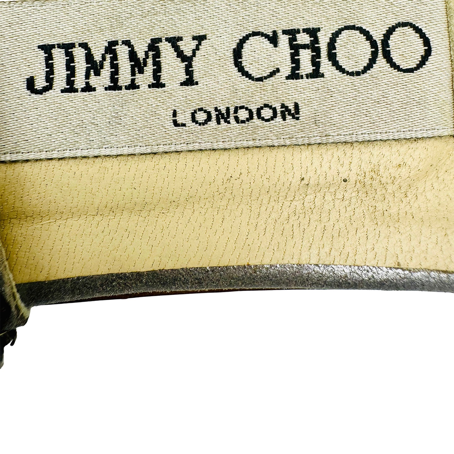 Jimmy Choo Women's Metallic Leather Sandals (Size 39.5)