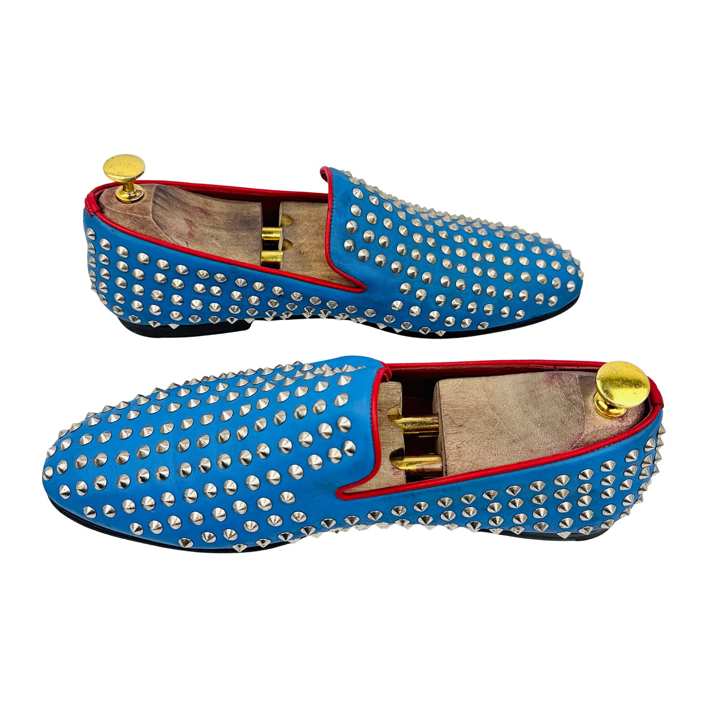 Gerard Tadroone Men's Spikes Rivets Loafers (Size 43)