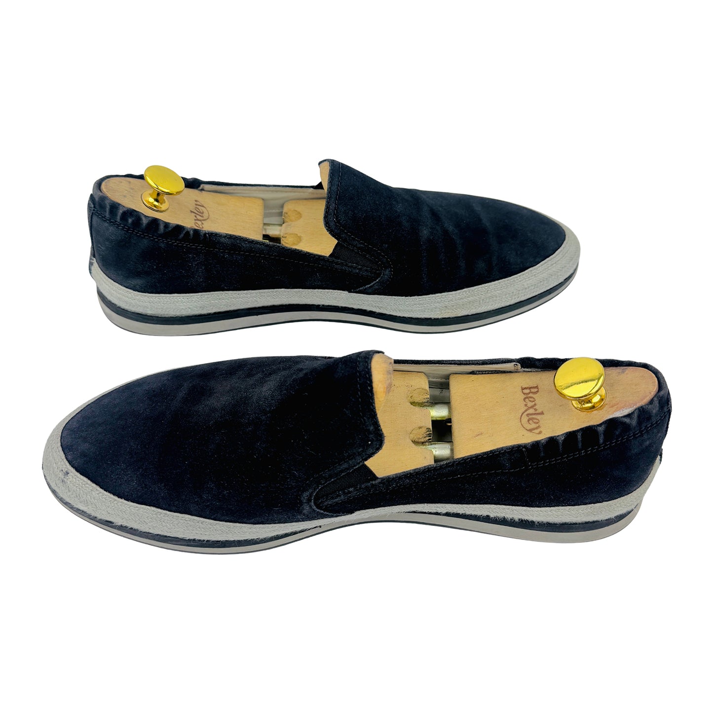 Prada Men's Espadrille Suede Slip-On Shoes (Size 43/43.5) - 4D2363