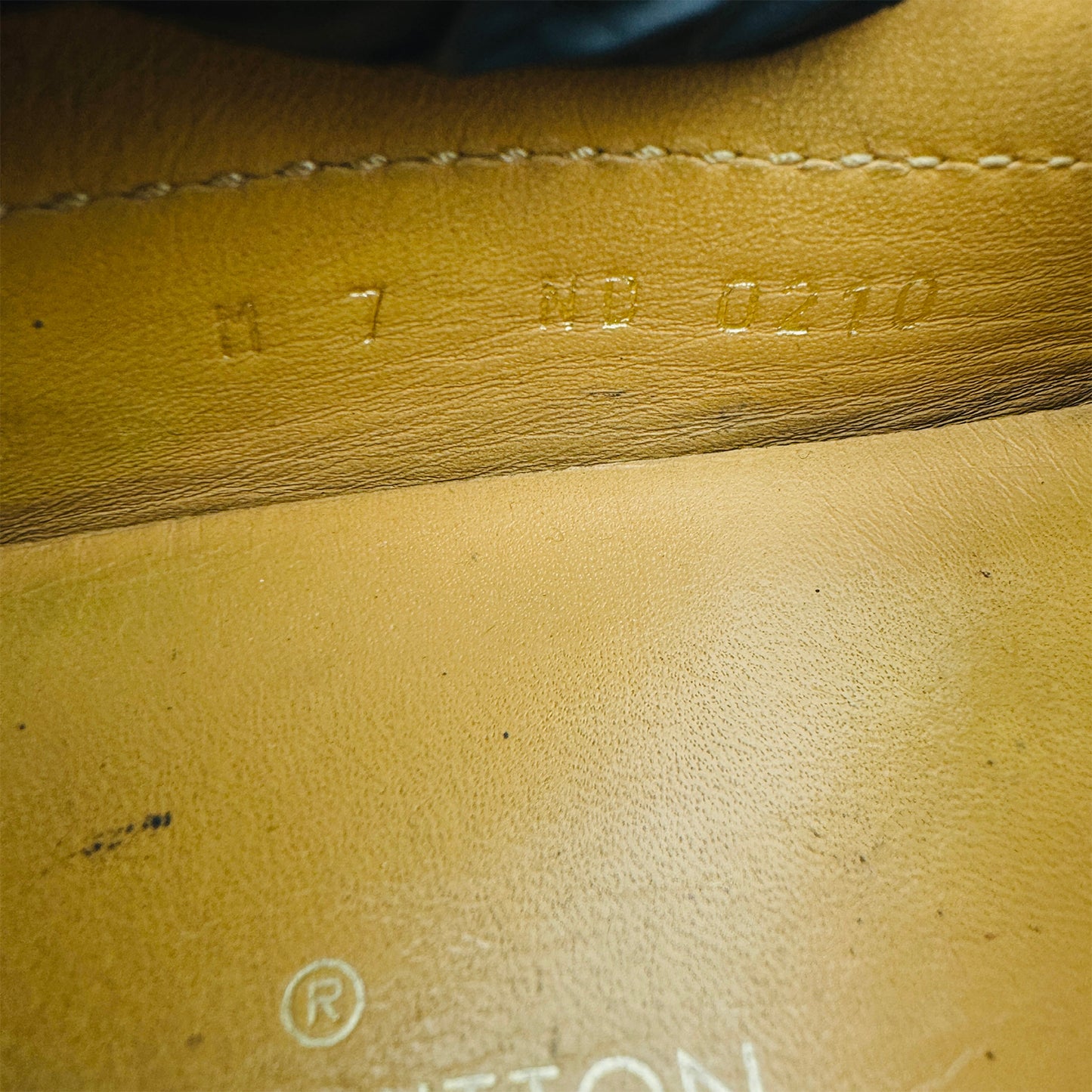 Louis Vuitton Men's Black Leather Driving Loafers (Size 42.5)