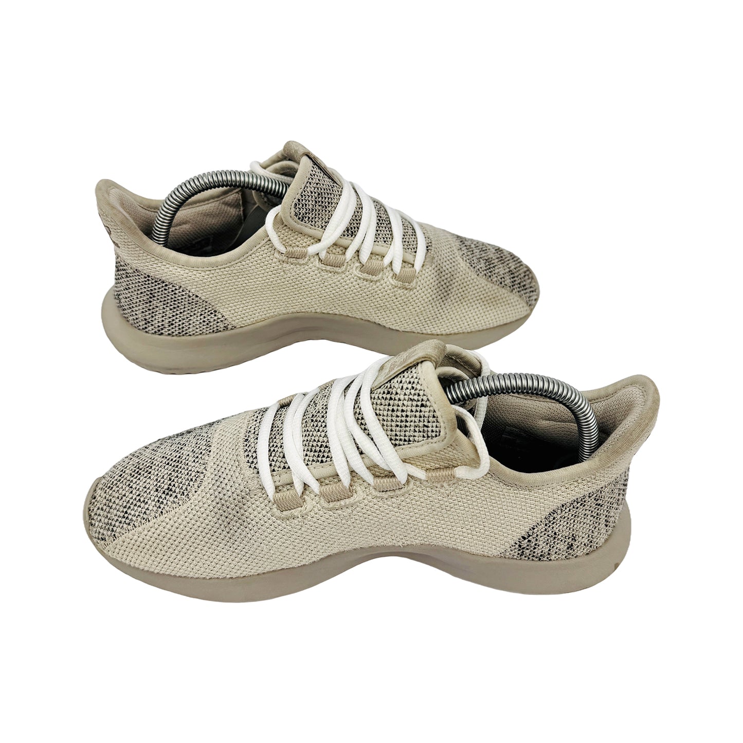 Cross image of Adidas Tubular Shadow Knit Light Brown Shoes (Size 40) - BB8824