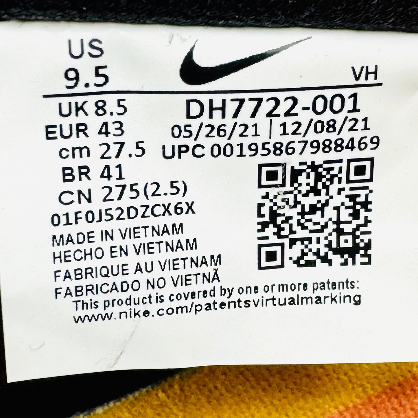 Nike SB Dunk Low 'Polaroid' Sneakers (Size 43) - DH7722-001