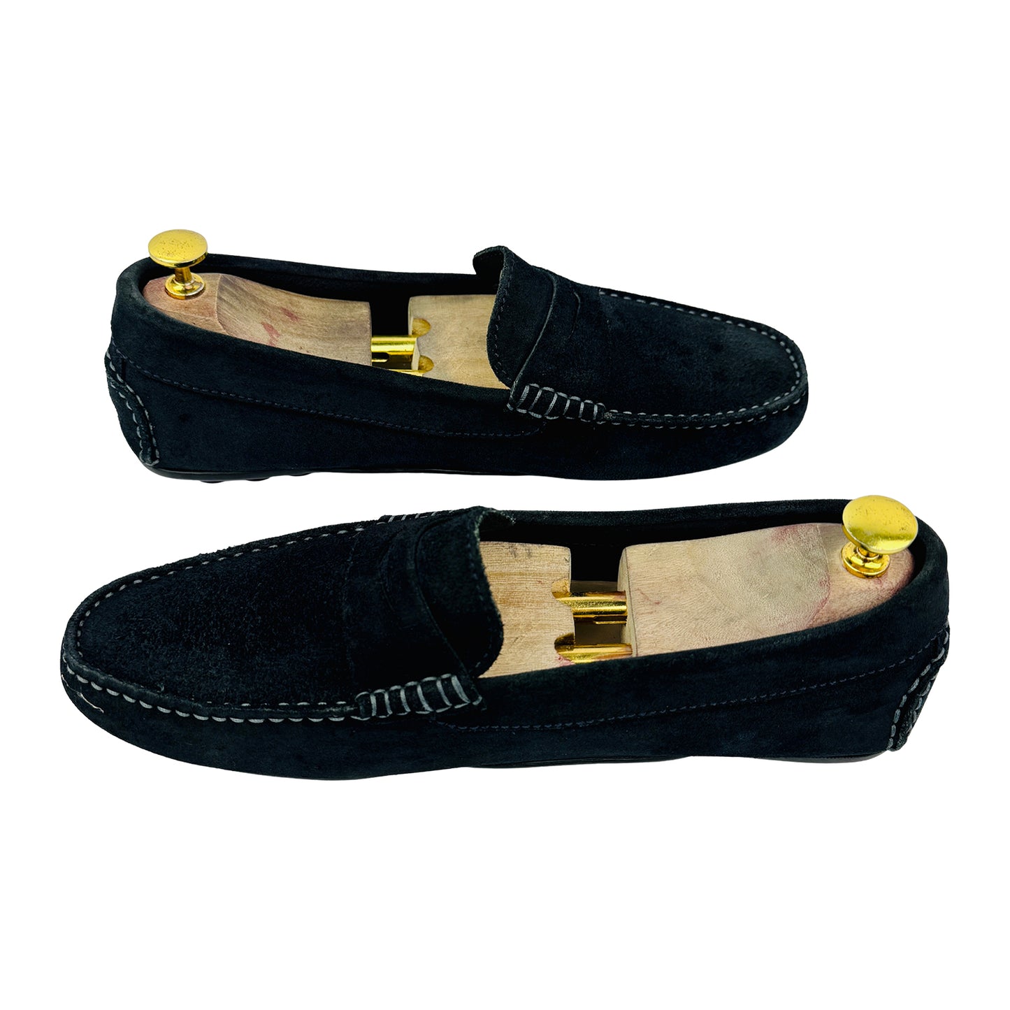 Tommy Hilfiger Black Suede Loafers (Size 43/43.5)