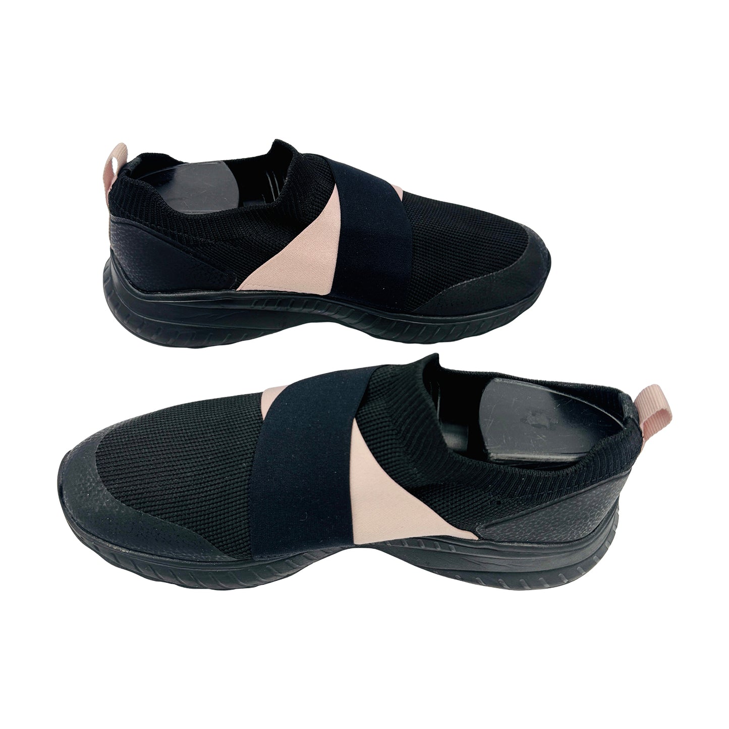 Skechers Bobs Squad Chaos Black Slipon Shoes (Size 37.5/38)
