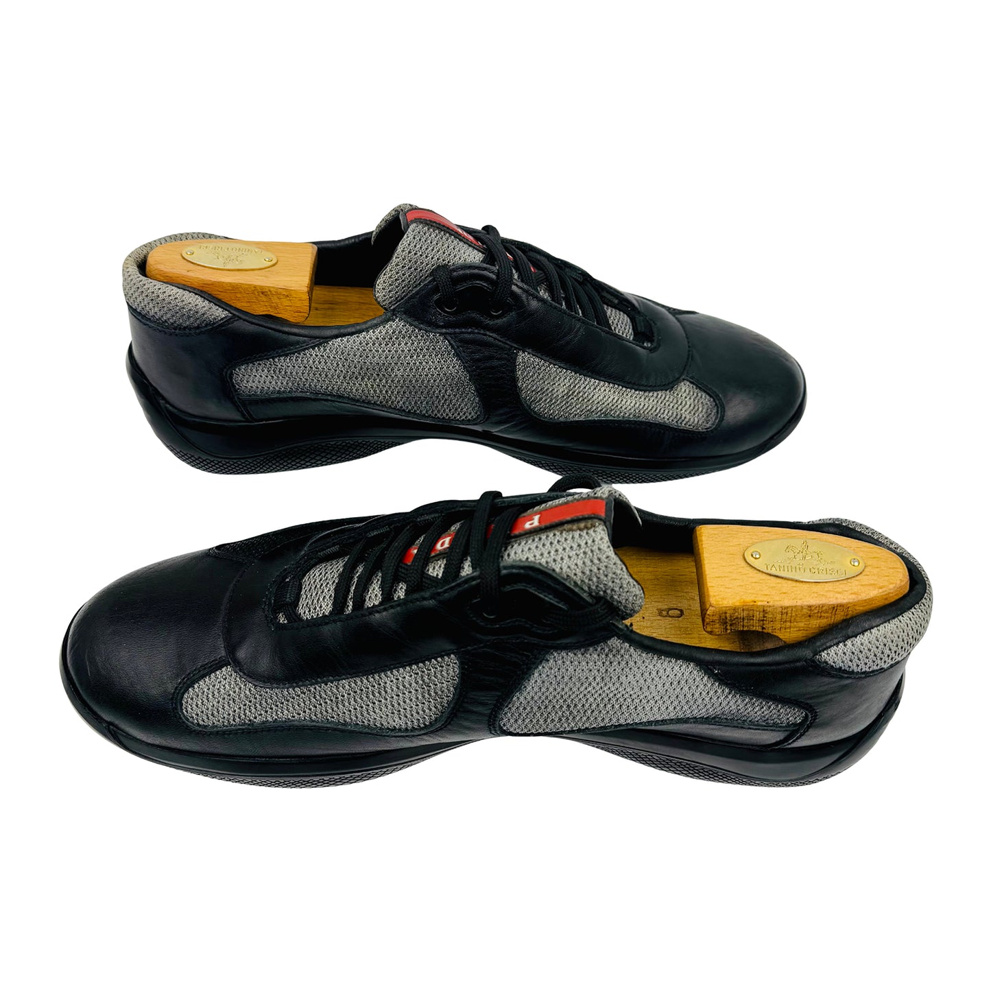 Prada America's Cup 'Black' Sneakers (Size 43) - PS0906