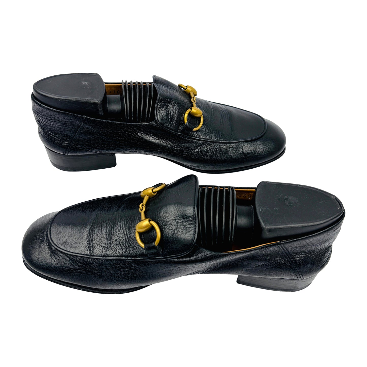 Gucci Women's 1953 Horsebit Black Loafers (Size 37.5/38) - 571050