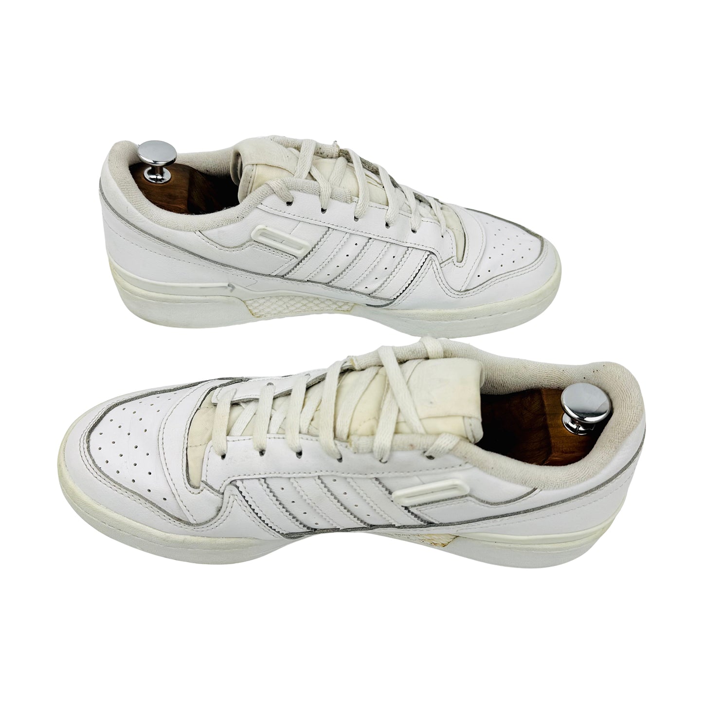 Adidas Forum Low 'Triple White' Sneakers (Size 44.5) - FY7755