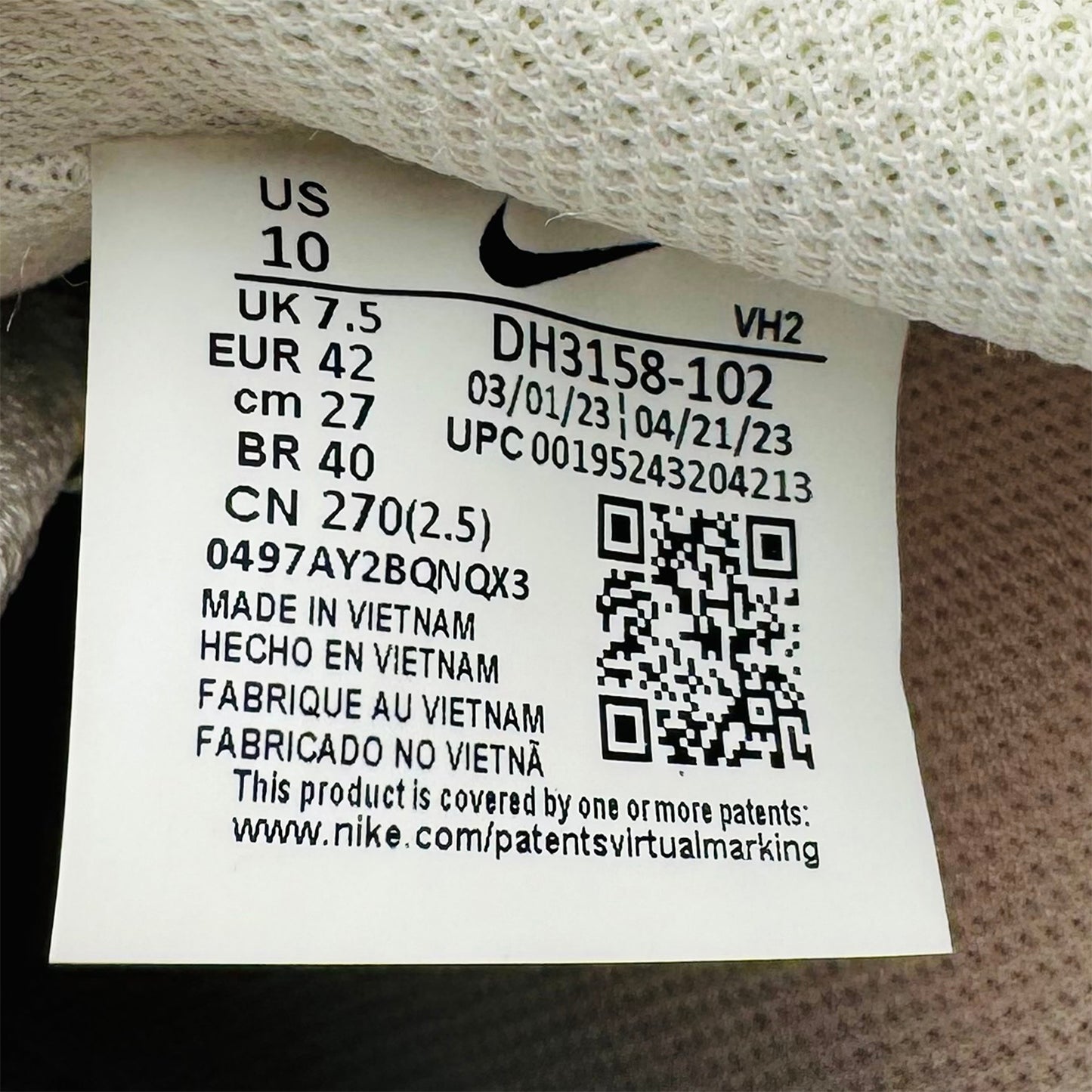 Nike Court Vision Low Next Nature Sneakers (Size 42) - DH3158-102