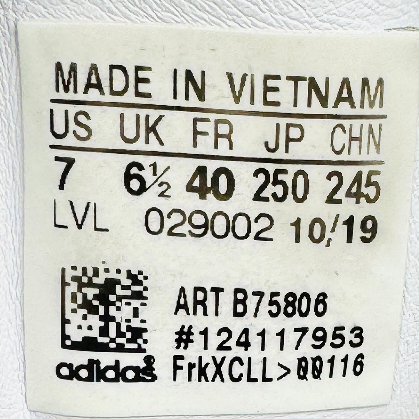 Adidas Samba OG Cloud White Sneakers (Size 40) - B75806