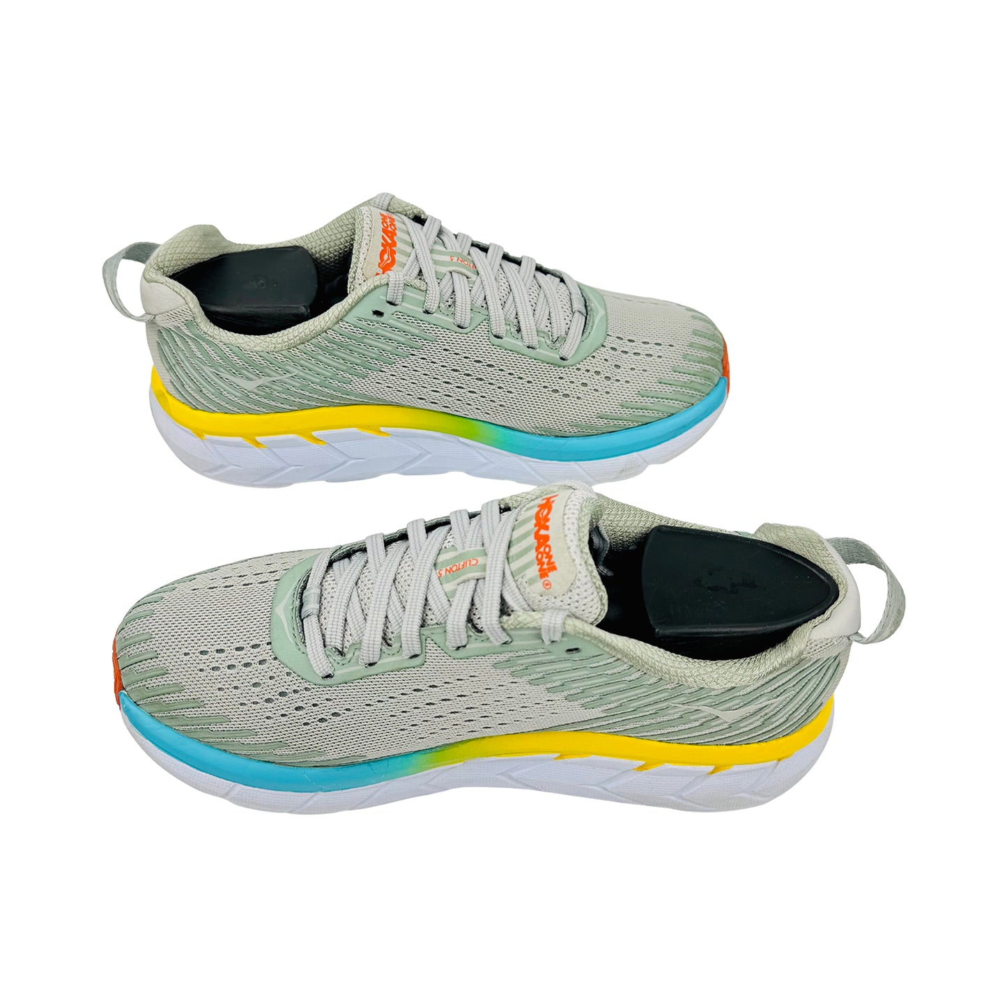 Hoka Clifton 5 Light Grey Shoes (Size 38) - 1093756