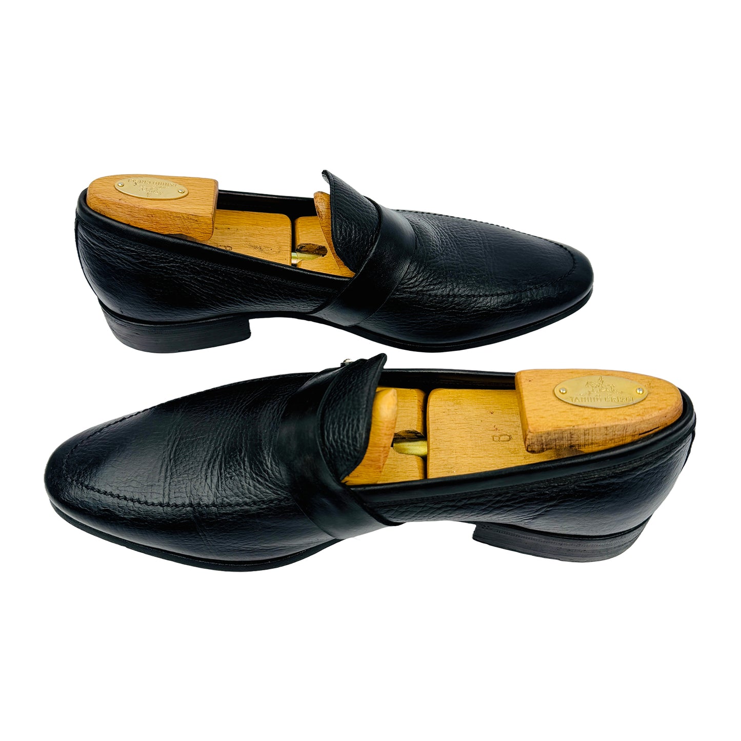 Versace Men's Medusa Grain Leather Loafers (Size 42.5)