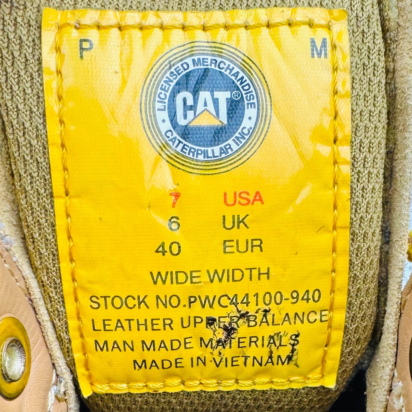 CAT Colorado Honey Reset Boots (Size 40) - PWC44100-940