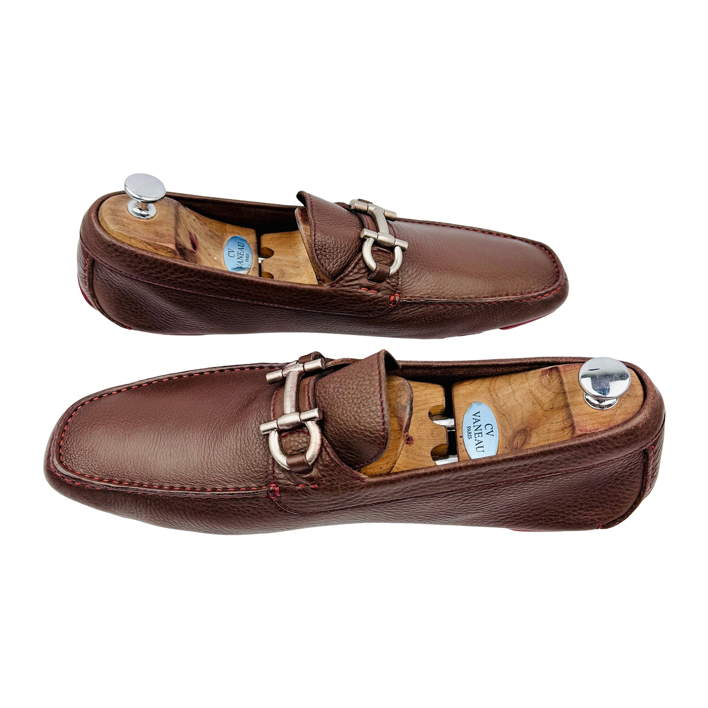 Salvatore Ferragamo Gancini Bit Brown Loafers (Size 44.5/45)