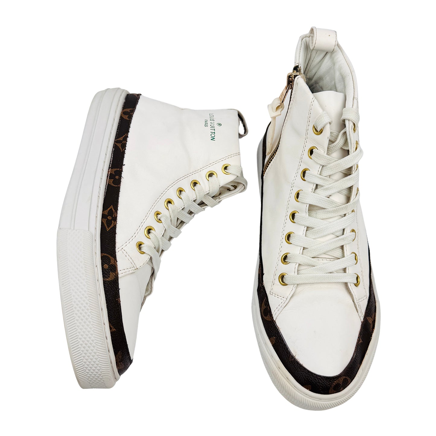 Louis Vuitton Men's Stellar White Sneakers (Size 40/40.5)
