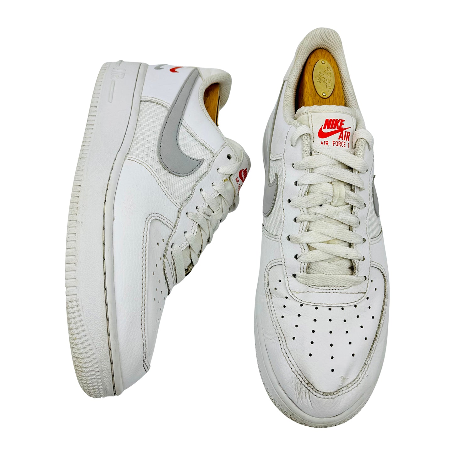 Nike Air Force 1 '07 White Sneakers (Size 41/41.5) - FD0666-100