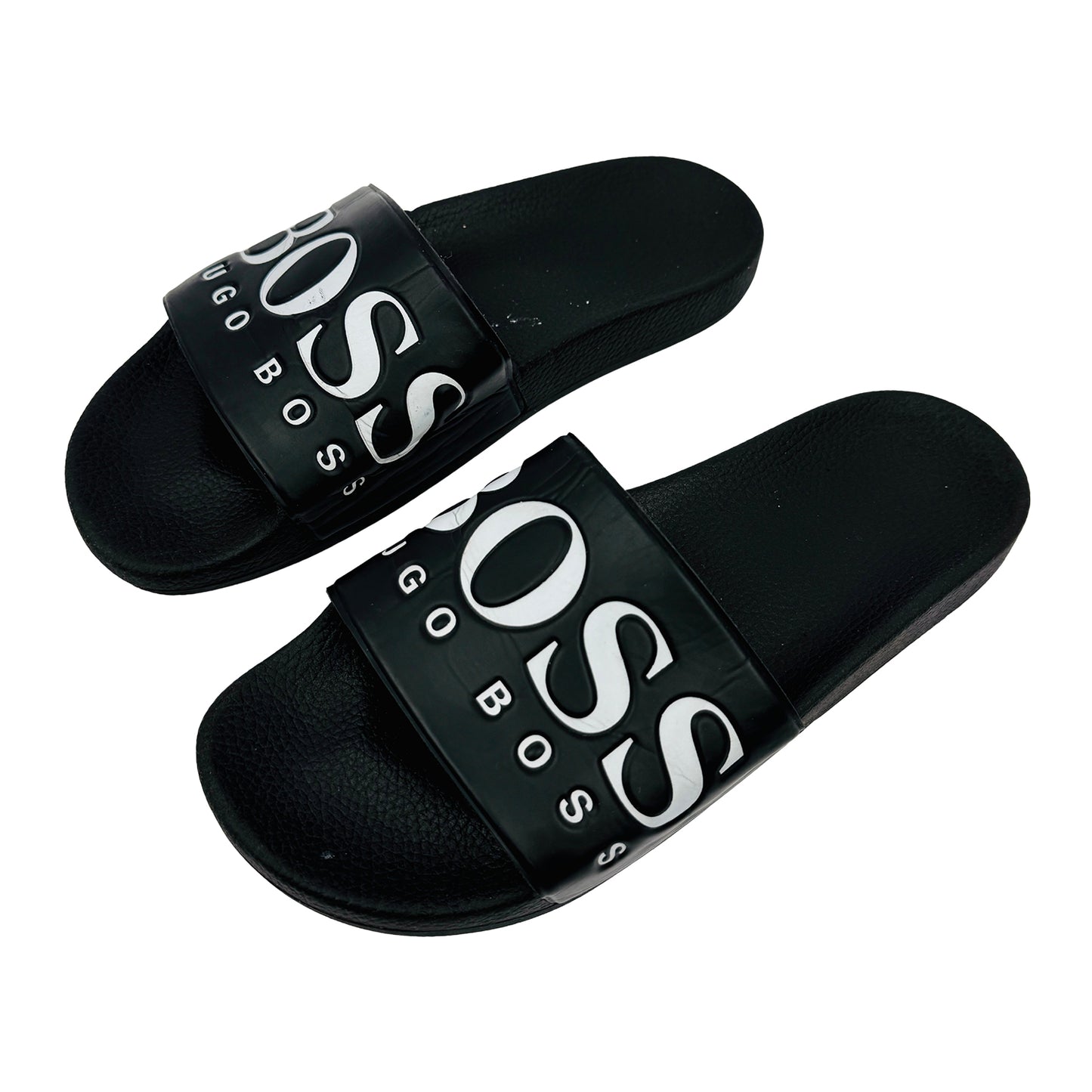 Hugo Boss Men's Black Casual Slides (Size 42/42.5)