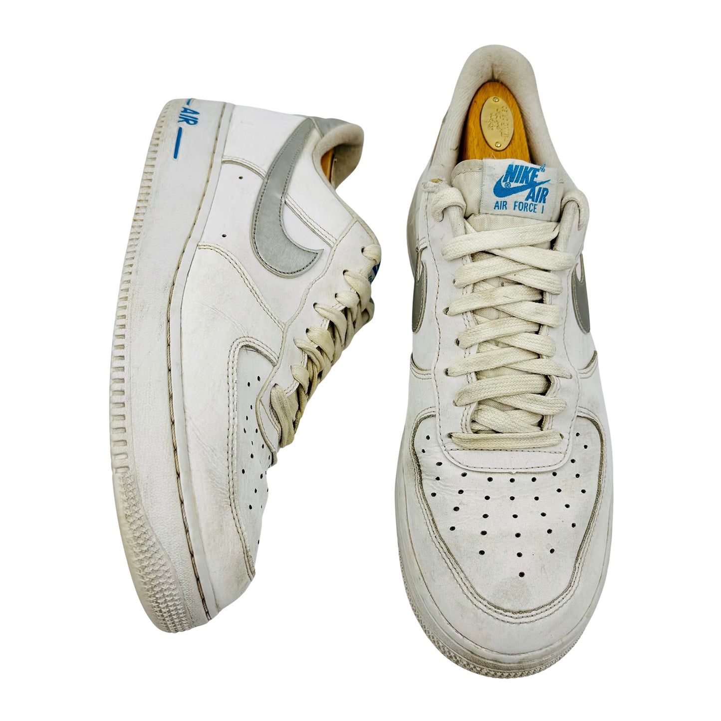 Nike Air Force 1 ’07 'White Laser Blue' Sneakers (Size 44) - DR0142-100