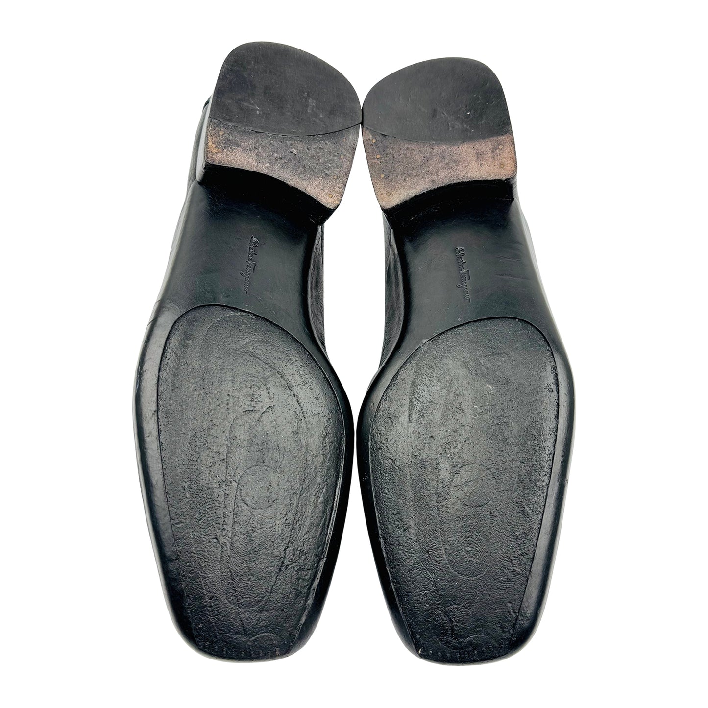 Salvatore Ferragamo Gancini Bit Black Loafer (Size 44)