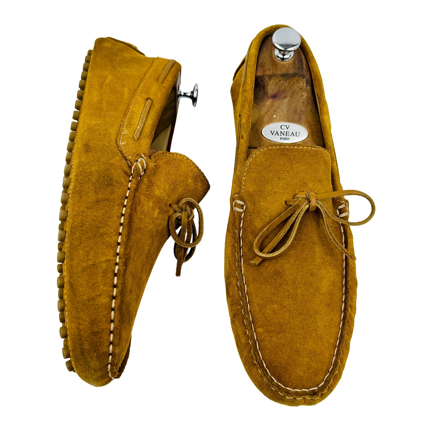 Zara Man Suede Tassel Mustard Loafer (Size 44)