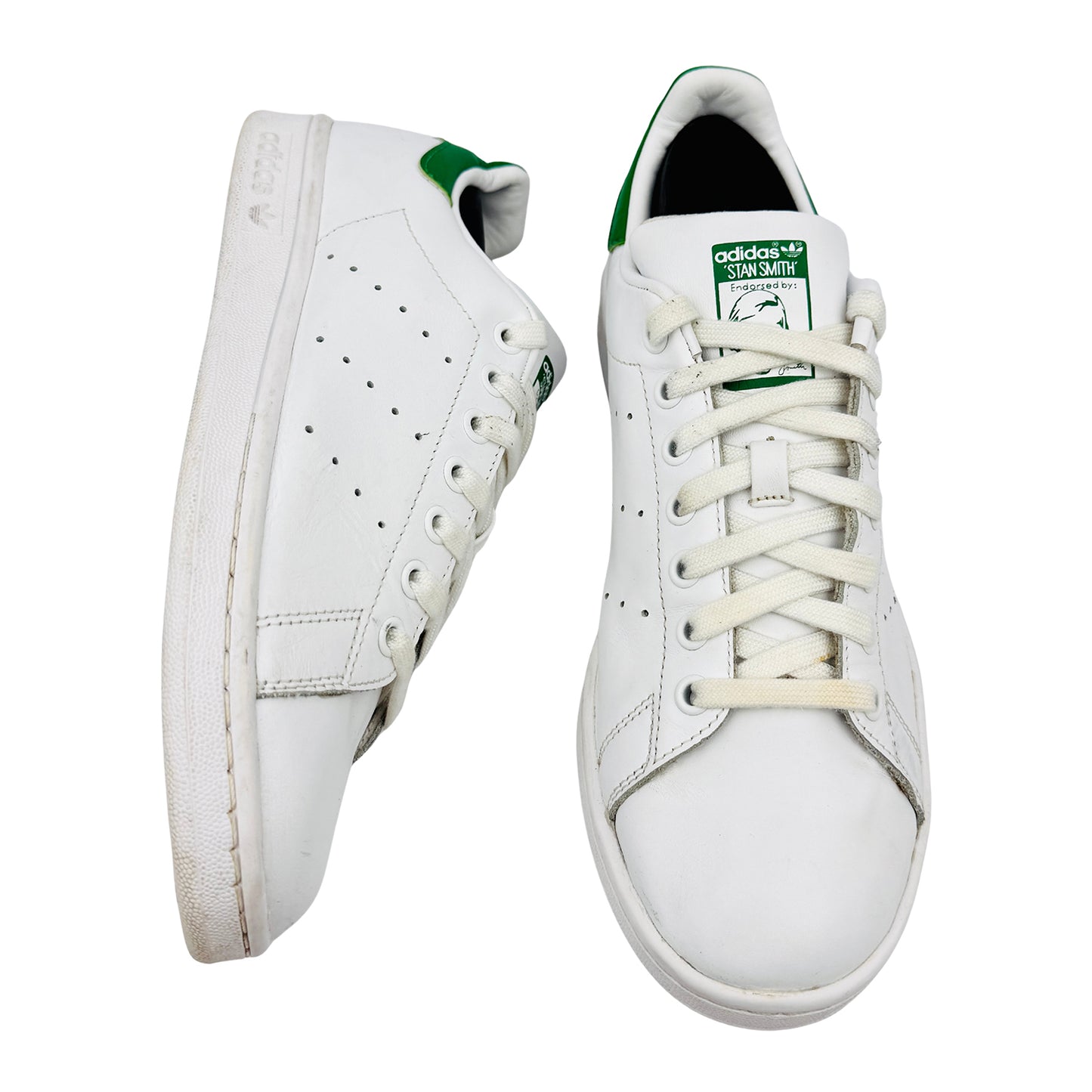 Adidas Stan Smith 'White Green' Sneakers (Size 41.5) - B24105