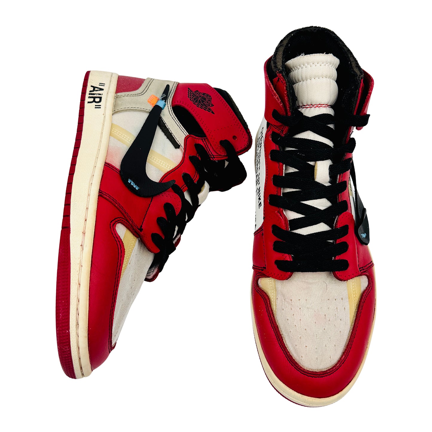 Nike Off-White X Air Jordan 1 Retro High Sneakers (Size 43) - AA3834-101