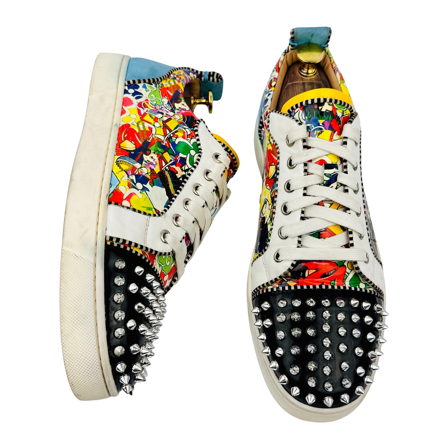 Christian Louboutin Spikes Multicolor Sneakers (Size 42.5/43)