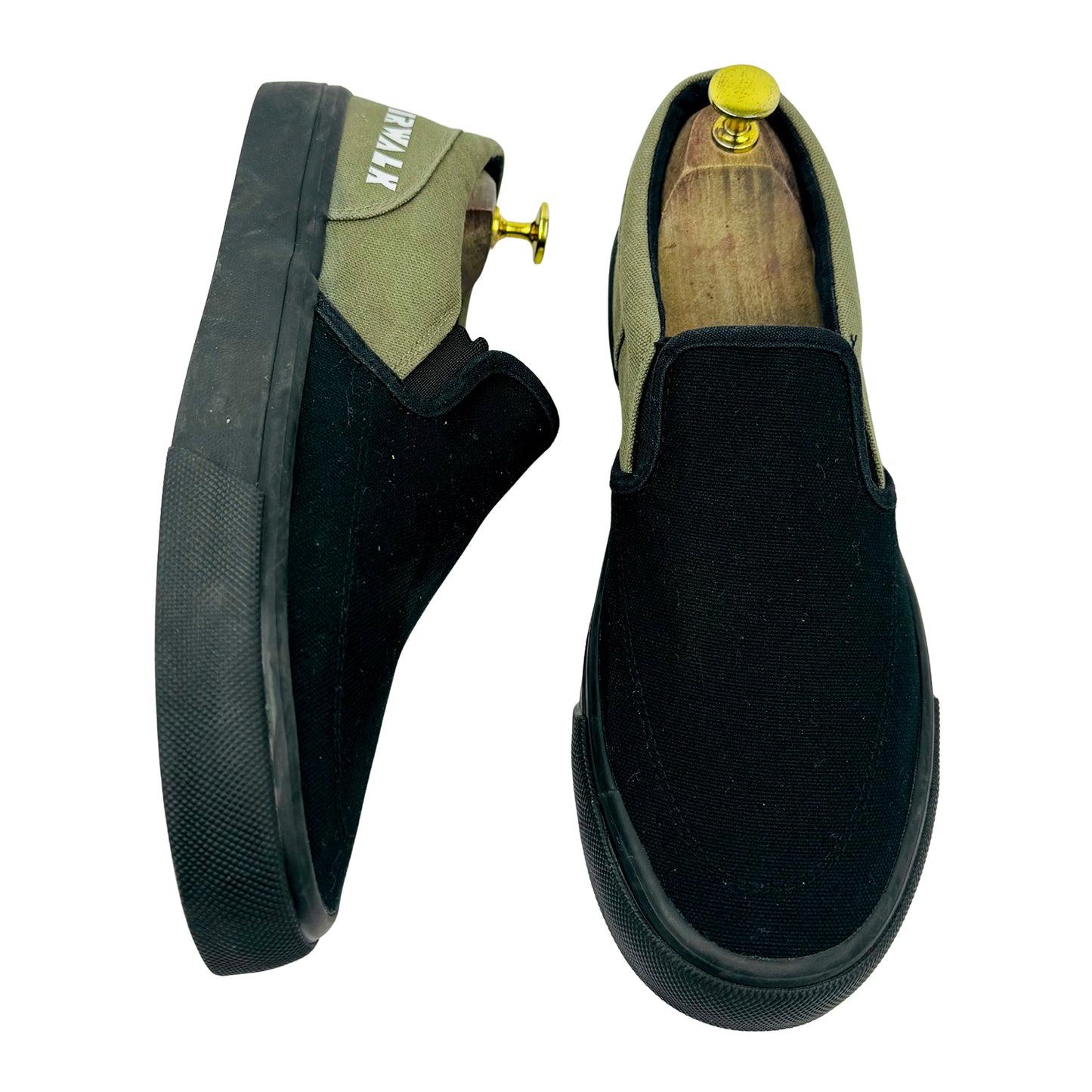 Airwalk Men's Slipon Black Shoes (Size 42)
