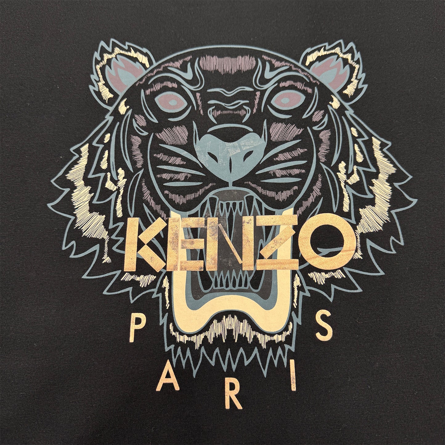 Kenzo Paris Unisex Black T-Shirt (Size Medium/Large)