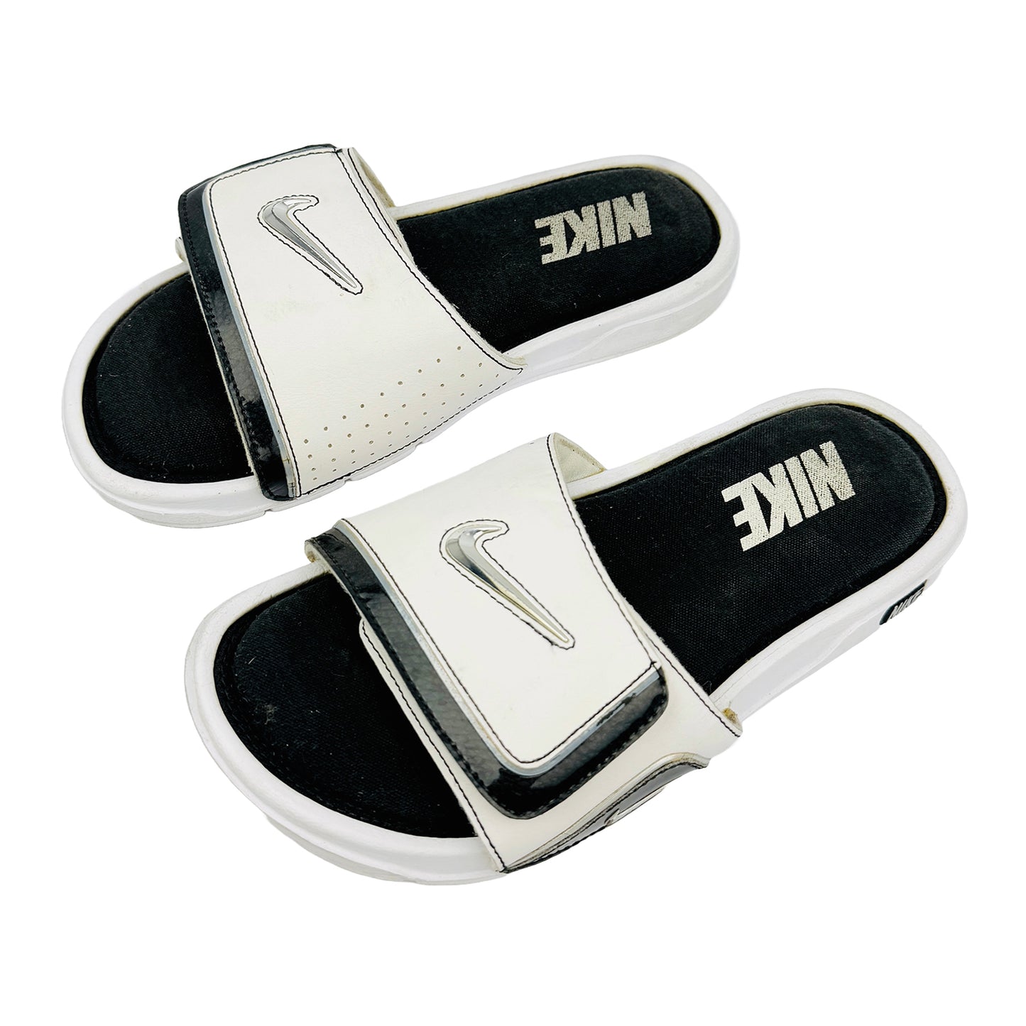 Left Side image of Nike Comfort Slide 2 Memory Foam Slides (Size 40/41) - 415205-100