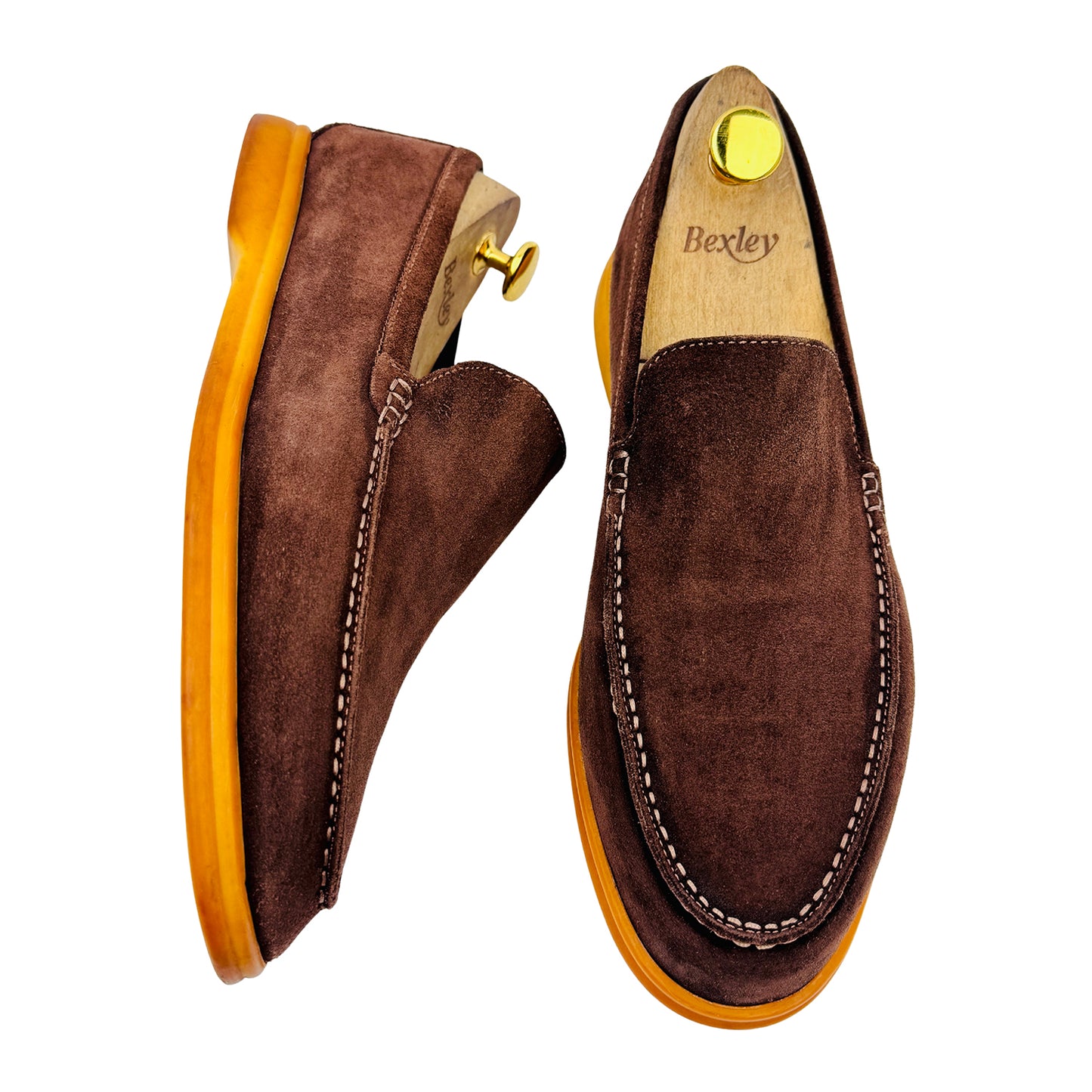 Loro Piana Men's Summer Walk Brown Loafers (Size 41.5/42)