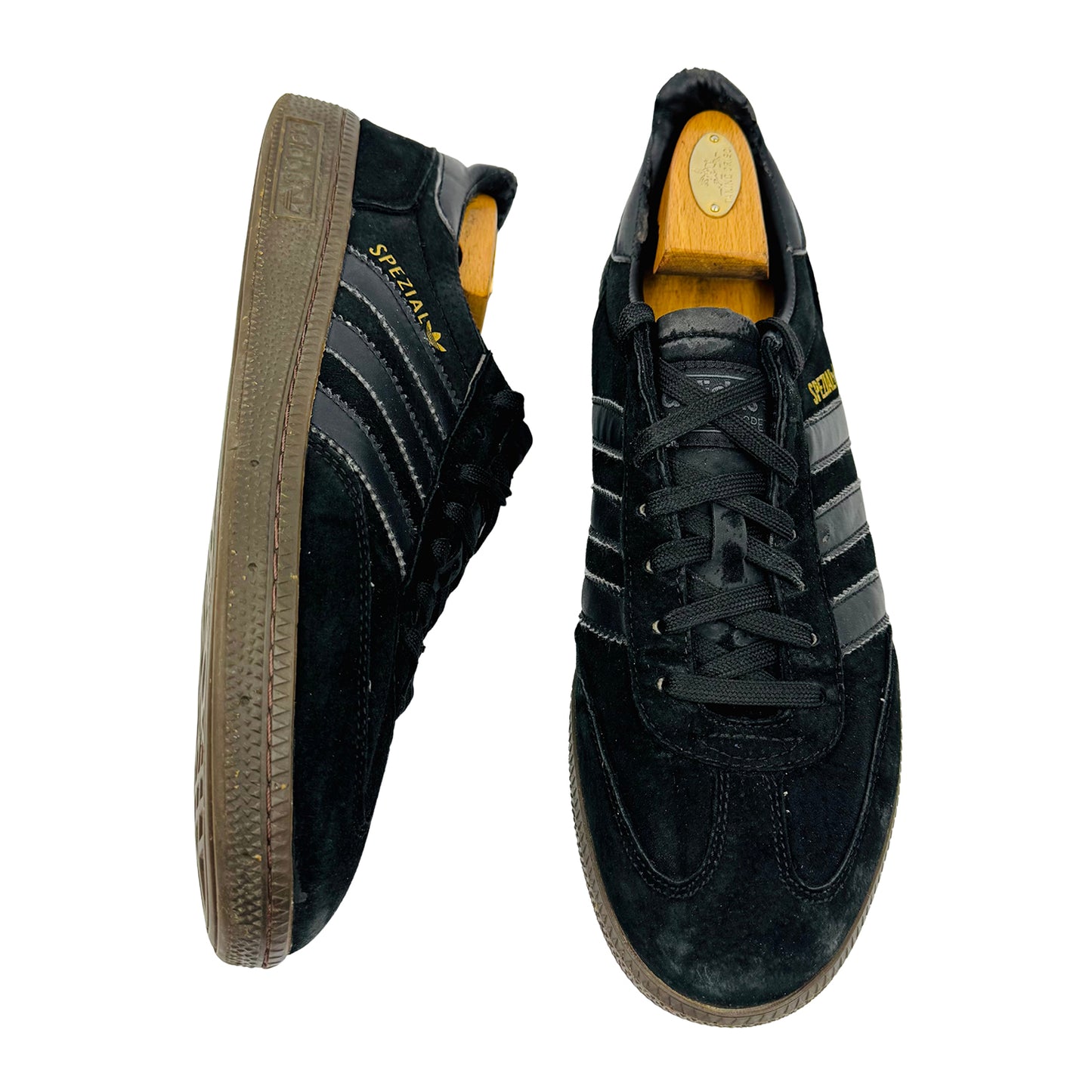 Adidas Spezial Black Suede Sneakers (Size 44)