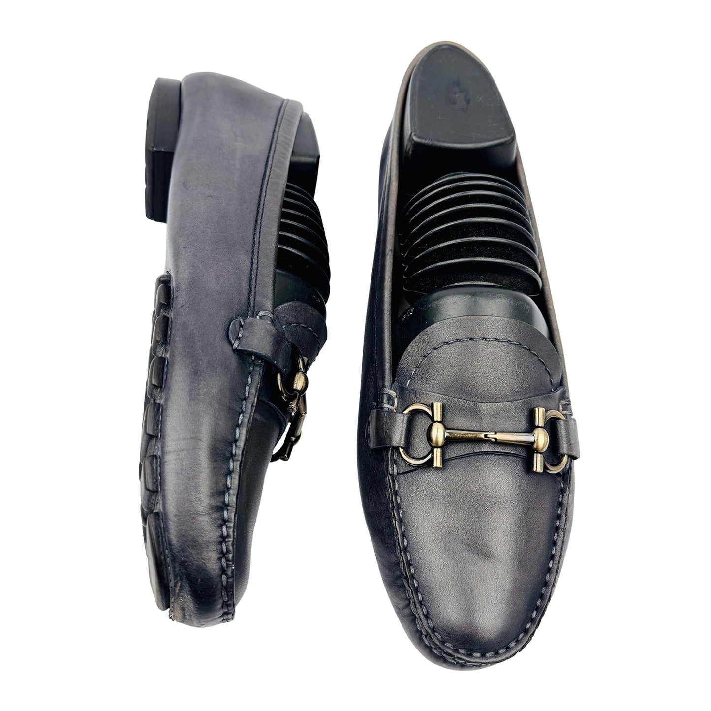 Salvatore Ferragamo Women's Black Penny Loafers (Size 39/39.5)