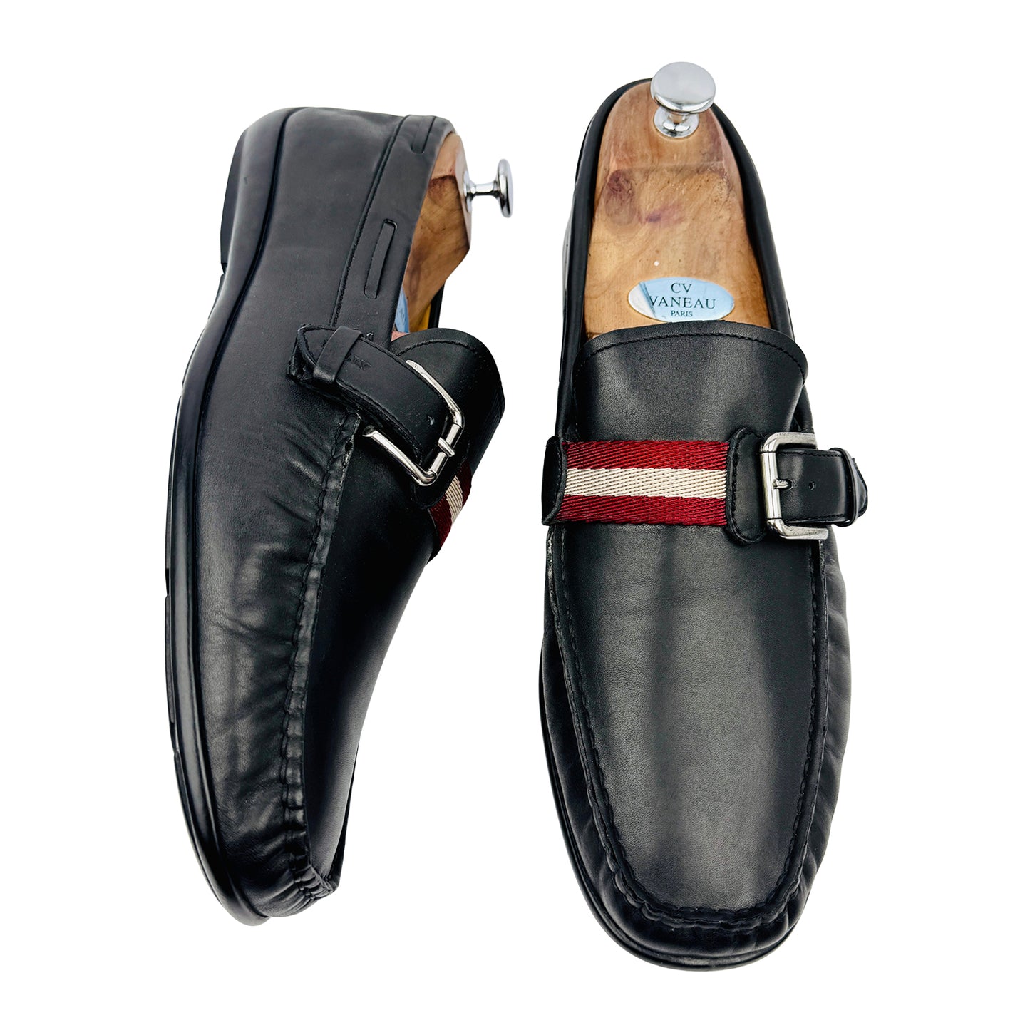 Bally Deister Calf Leather Black Loafers (Size 44/44.5)