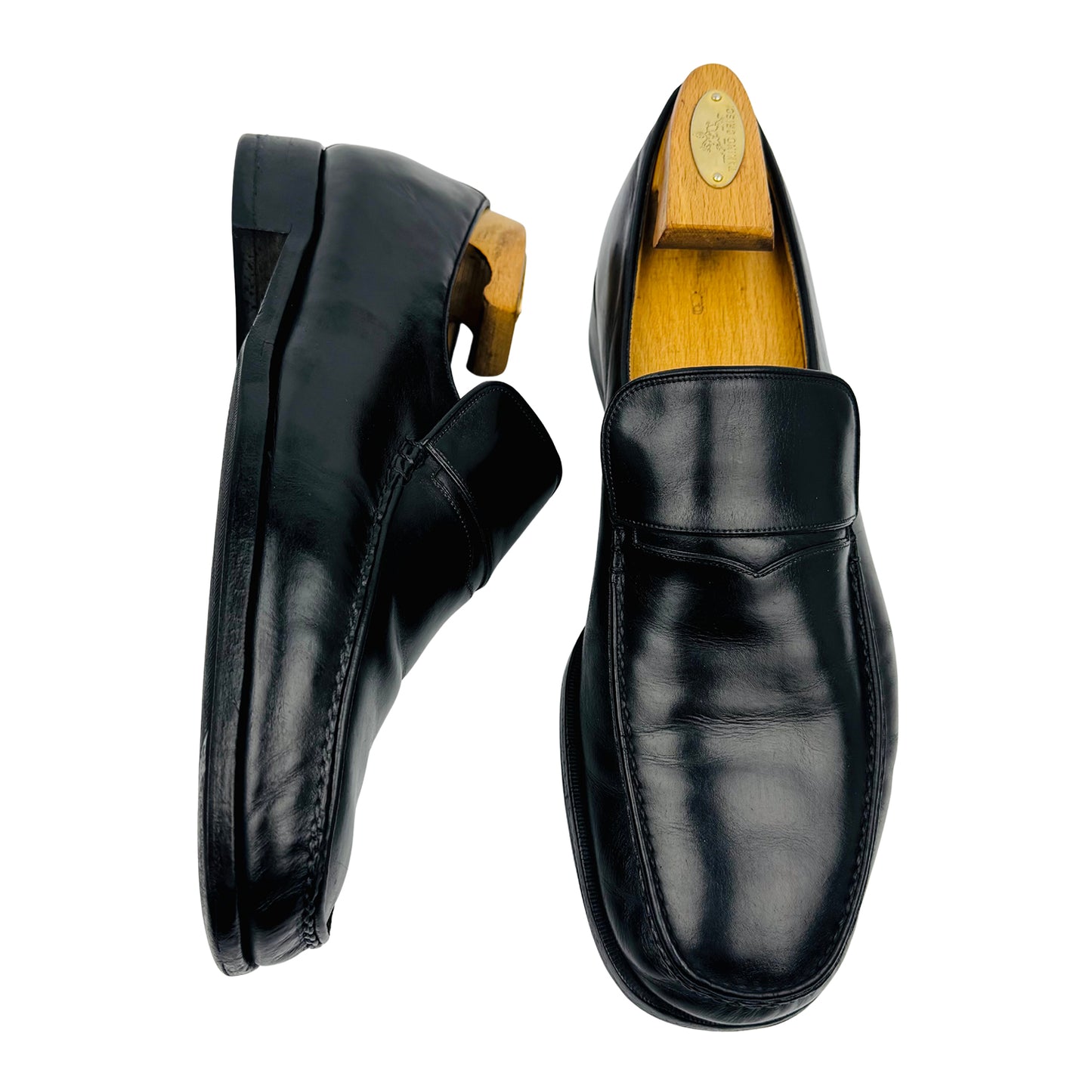 Bally Tarn Black Dress Loafers (Size 43/43.5)