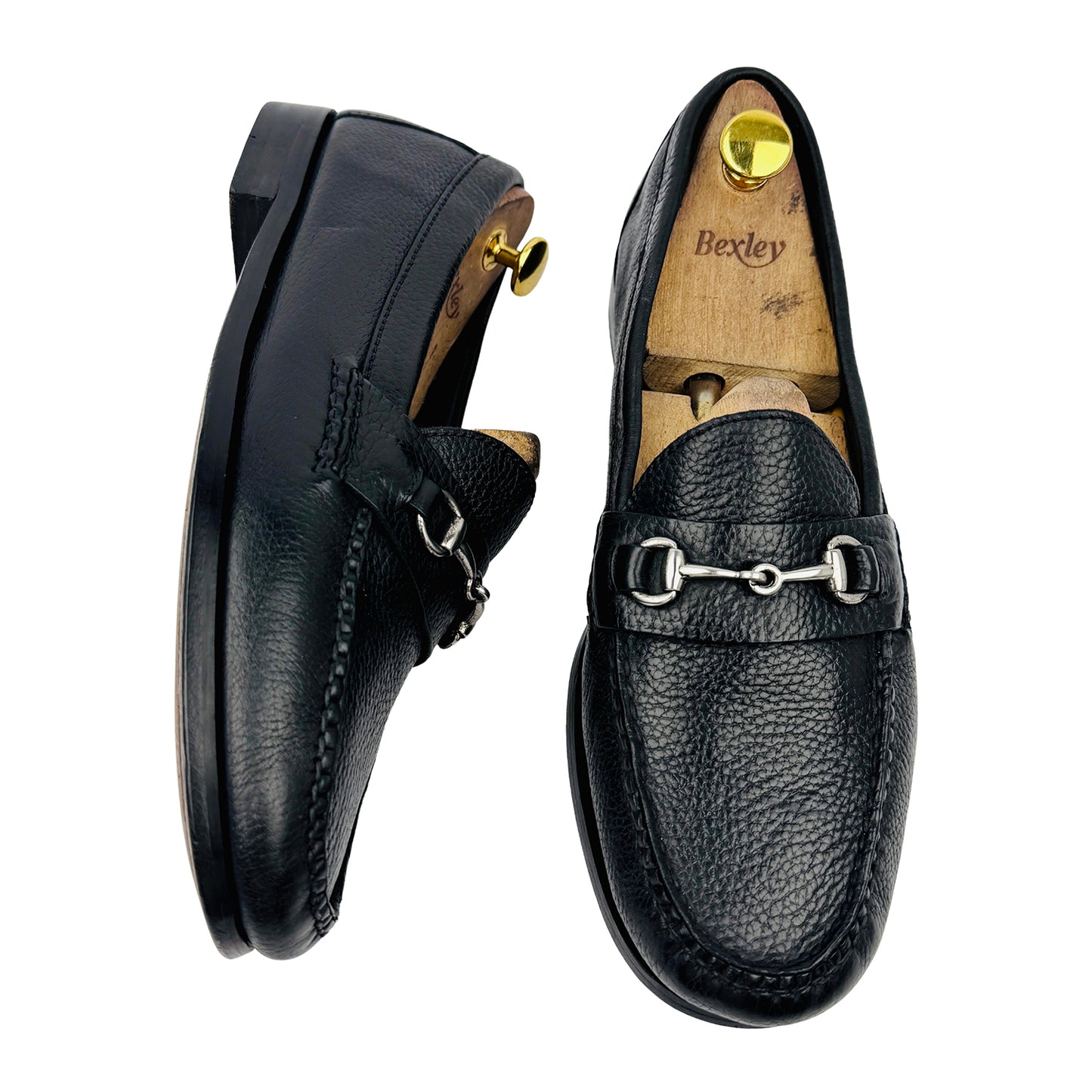 Cole Haan Men's Pebble-Grain Bit Loafers (Size 44) - C08096