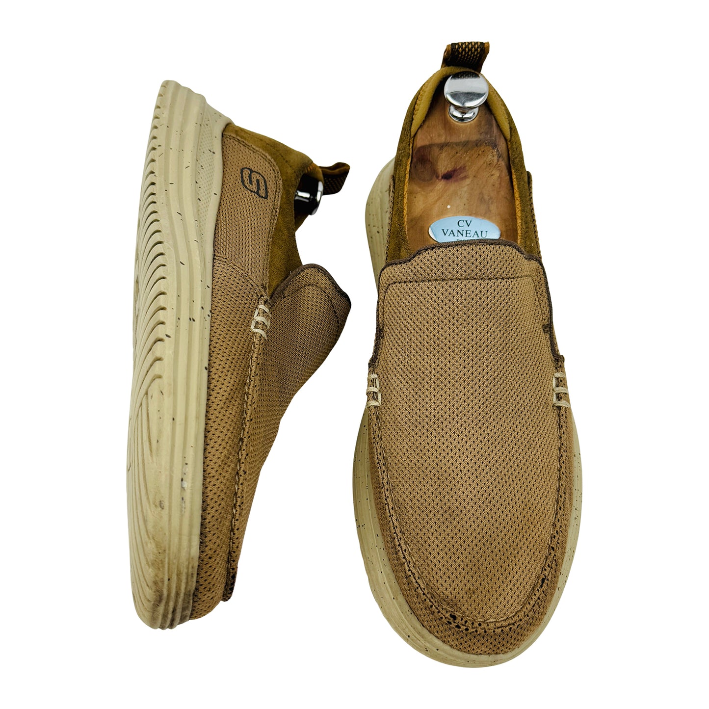 Skechers Proven Renco Slipon Shoes (Size 43/43.5) - 204568 BRN