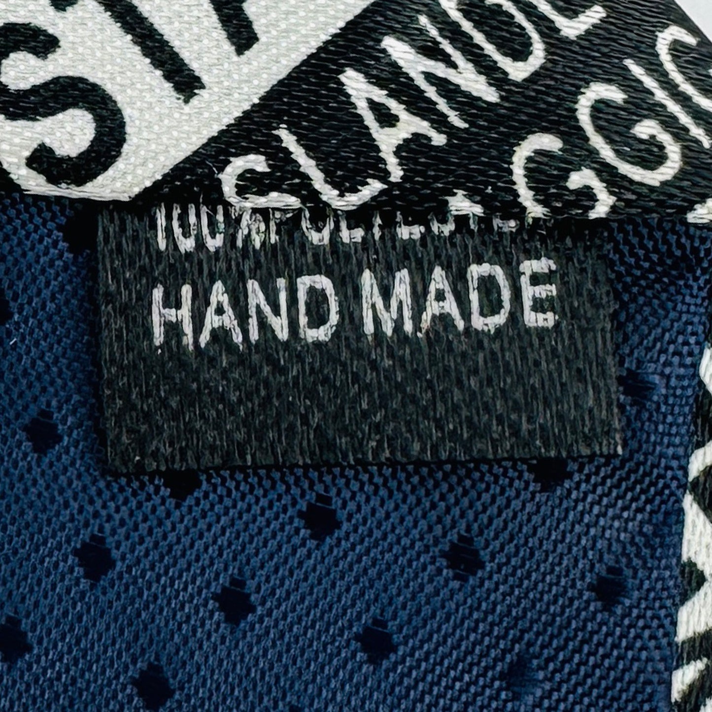 Solid Rock Black 'Graphic Print' Tie (Size Slim Fit)